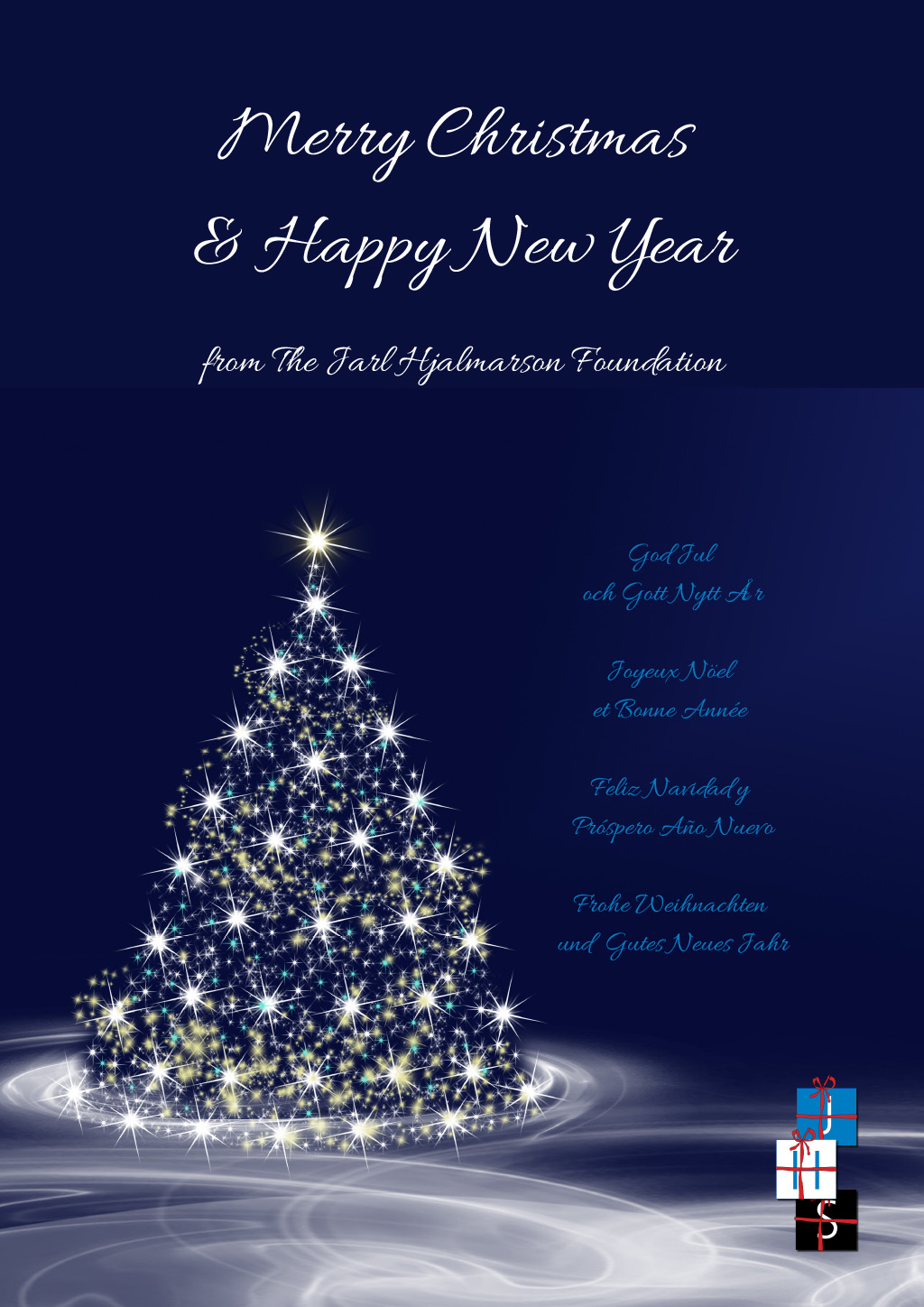 Merry Christmas  & Happy New Year from The Jarl Hjalmarson Foundation